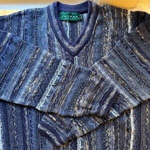 TUNDRA Canada 3D Knit Coogi-Style Sweater